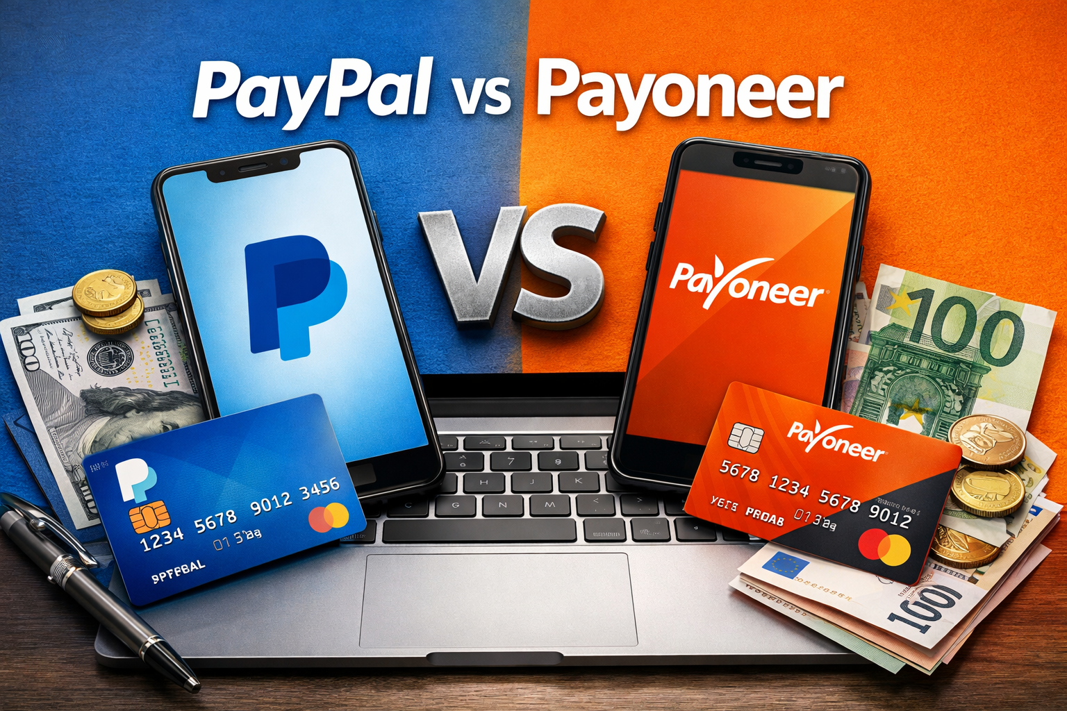 PayPal vs Payoneer for Freelancers (2025)